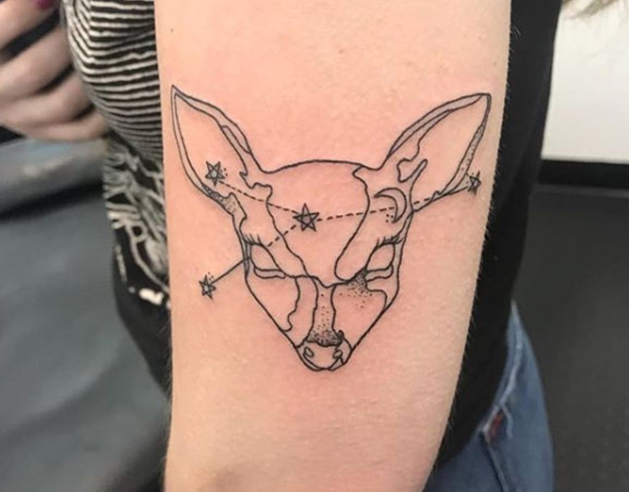 Body Anthology
26751 Brookpark Rd., 440-777-3122
This tattoo and piercing shop offers small and simple tattoos, as well as complex ones. Pictured tattoo by Crystal Harrington, @xecksdeed
Photo via bodyanthology/Instagram