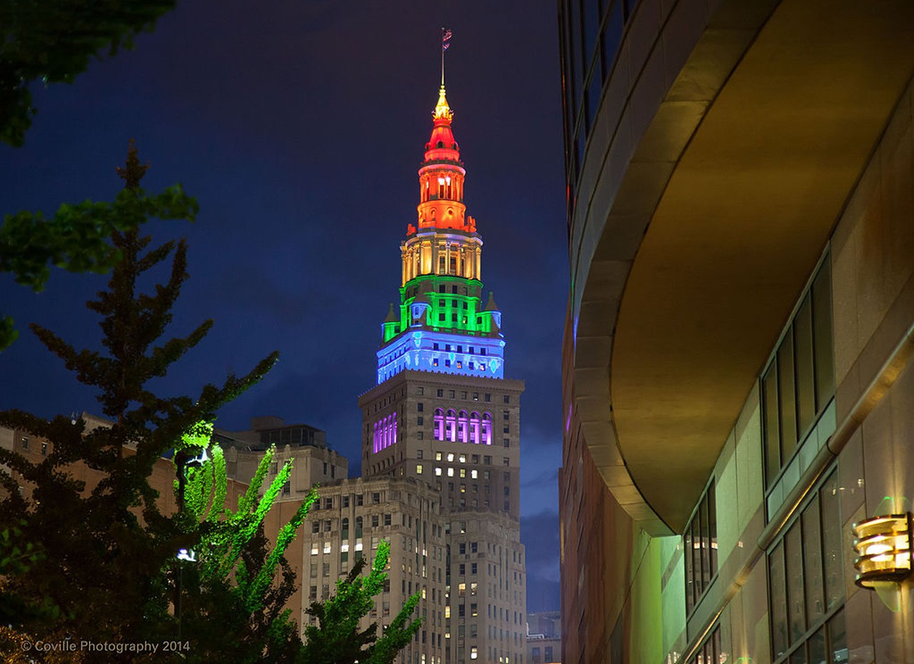  Terminal Tower Observation Deck
50 Public Square, (216) 661-6500 
Now open, tours run every half hour on Saturday 12:30-5 p.m. and Sundays 12-4 p.m, and offer a perspective unlike any other in Cleveland &#151; it may also give you a little perspective on your love life. Not recommended for those with significant others who despise heights. Cost is $5. 
Photo courtesy of Wikimedia Commons and Coville Photography