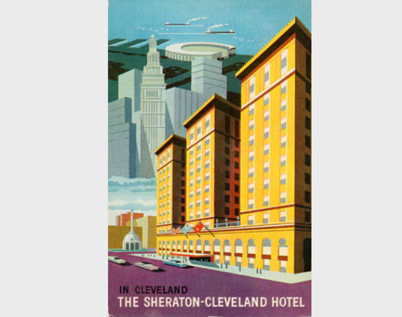 Ad for the Sheraton, Cleveland.