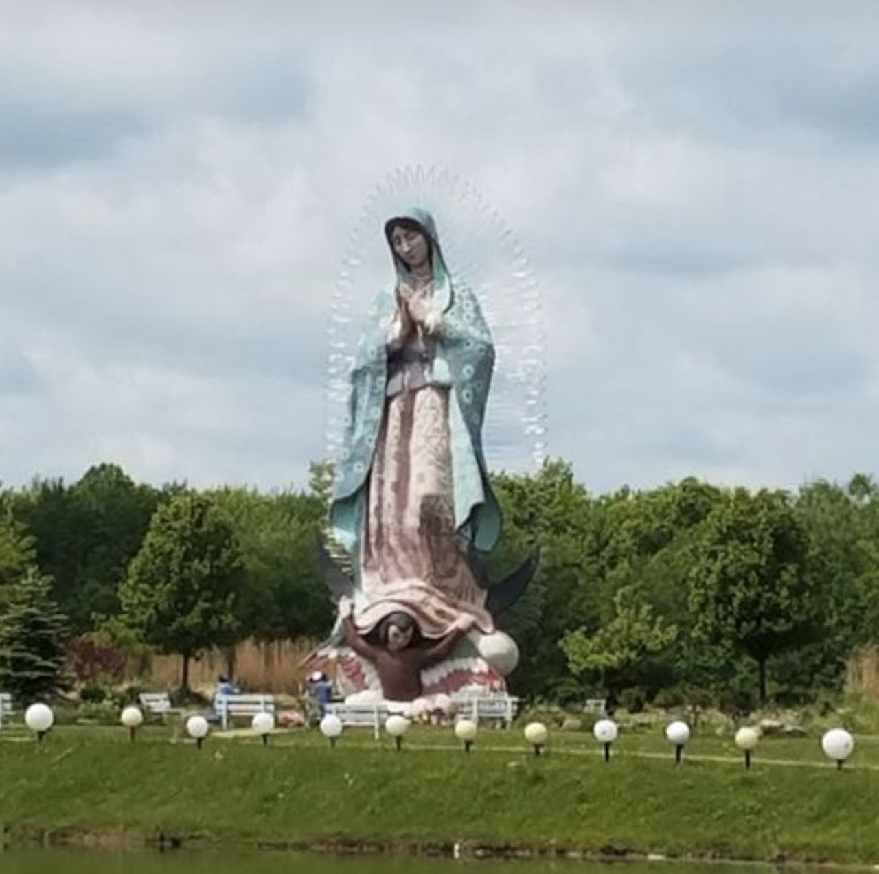  World&#146;s Tallest Our Lady of Guadalupe Statue
6601 Ireland Rd., Windsor
Located in Windsor, around 50 miles east of downtown, just before you get to Pennsylvania, stands this religious statue, measuring 33-feet tall. 
Photo via Windsor,Ohio/Facebook