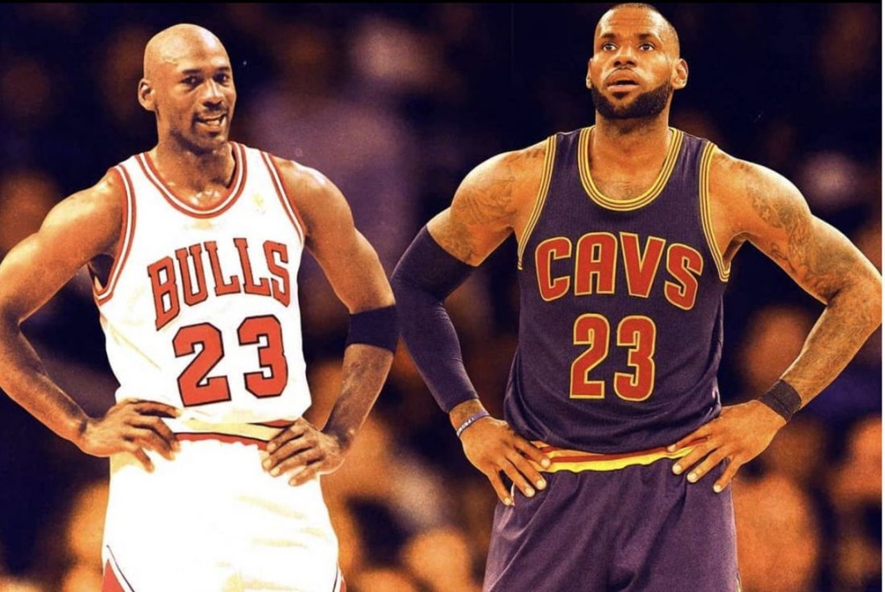 Michael Jordan is better than LeBron James.
Jordan, the six-time NBA Champion, is considered by many to be the greatest basketball player to ever play the game, but LeBron is getting close to him, if he hasn&#146;t passed him already, but LeBron is already considered the greatest around here.
Photo via @PhillySportsOpinions/Instagram
