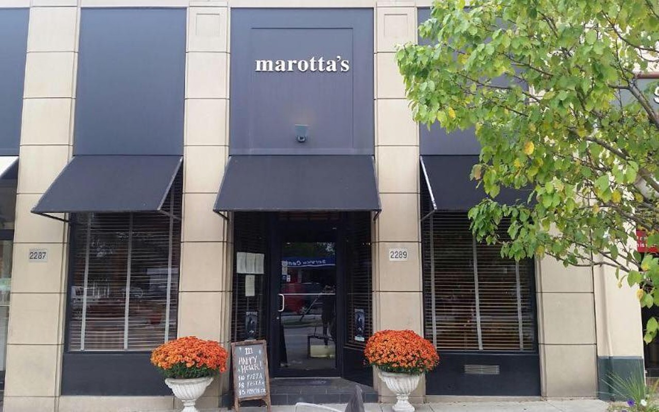  Marotta&#146;s
2289 Lee Rd., Cleveland Heights
This upscale traditional Italian joint has some of our favorite pizza in town. Large slices resembling New York-style pizza and delicious pastas are just some of the wonderful options in this intimate setting. Enjoy your meal with their extensive Italian wine list. 
Photo via Marotta&#146;sFacebook