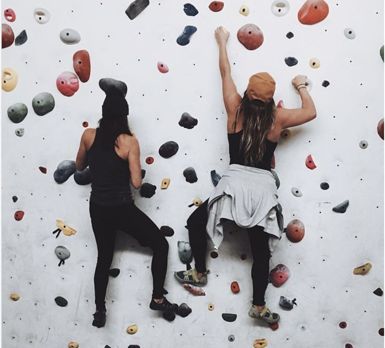  Climb Cleveland
2190 Professor Ave., 216-906-4186 
Designed for both experienced climbers and beginners alike, the rock wall at Climb Cleveland will give you that rush of adrenaline you need to help celebrate yet another year on this planet.
Photo via  juliavivolo/Instagram