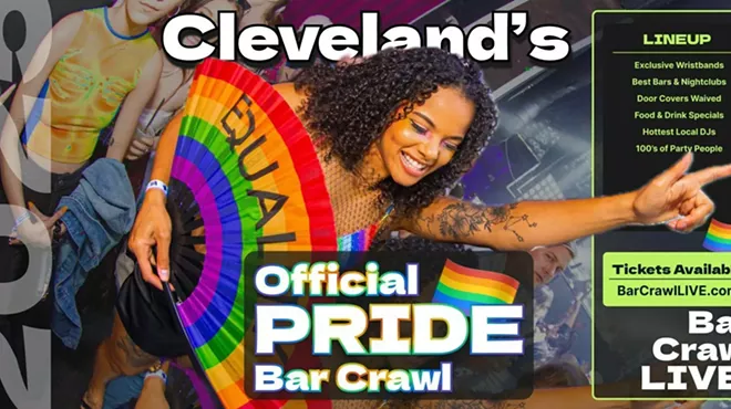 Image: 2025 Official Pride Bar Crawl Cleveland LGBTQ Bar Event Bar Crawl LIVE