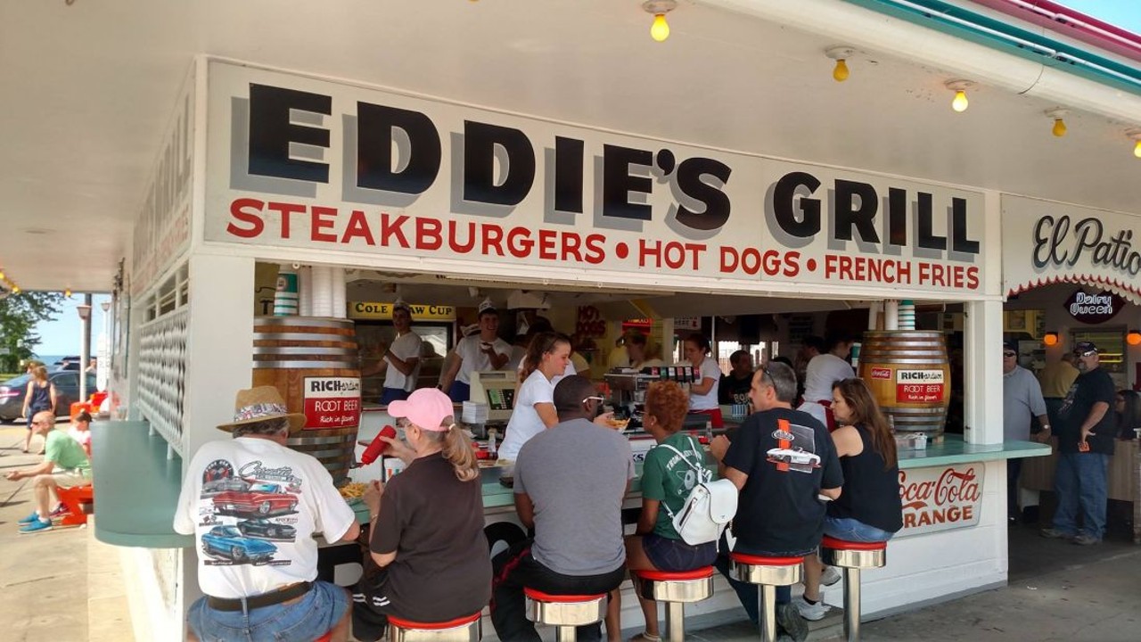  Eddie&#146;s Grill
5377 Lake Rd. E.. Geneva
Who needs the franchised burgers of In-N-Out on the West Coast when you have Eddie's in the Midwest. There's no need to travel a great distance to get a great tasting fresh burger served with a nostalgic 50s vibe. Footlong hot dogs, fresh crispy fries, and mouthwatering coleslaw are served in addition to their famous burgers. Take advantage while you can because this burger joint is only open during the Summer. 
Photo via Eddie&#146;s Grill/Facebook