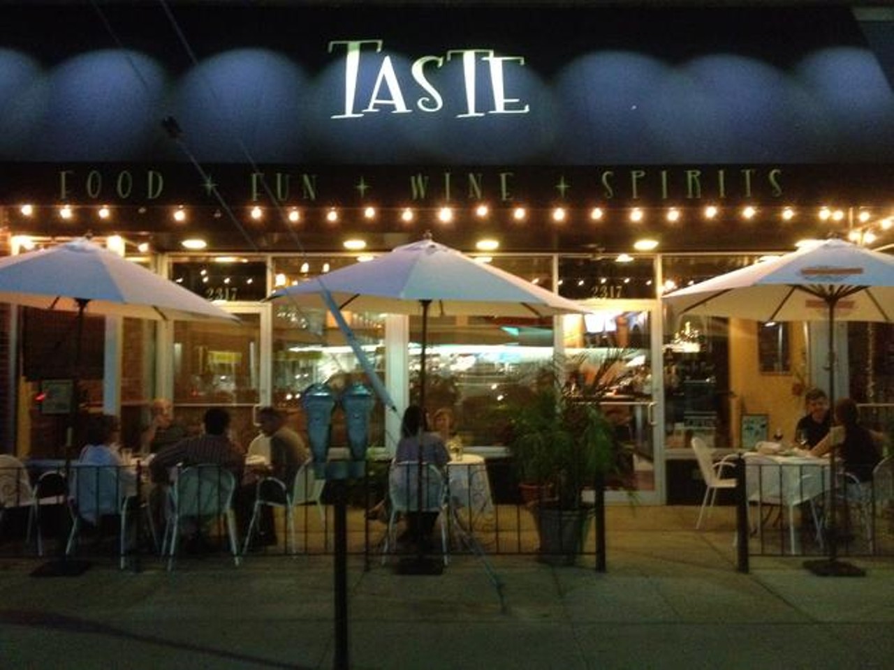 Taste
2317 Lee Rd., Cleveland Heights, (216) 932-9100 
It might fly under the radar, but this Cleveland Heights gem shouldn't. Serving upscale American bistro fare at eminently affordable prices, Taste will leave you stuffed after a trip to happy hour (Sunday through Friday 5 to 7 p.m. and Saturdays from 5 to 6 p.m.). Dive into a roasted shrimp piccata for $7, arancini di riso for $6, pizza du jour for $8 and truffle pommes frites for $5, among other options. Beer specials are $4, wine specials $5, and cocktail specials $6.
Photo via Taste
