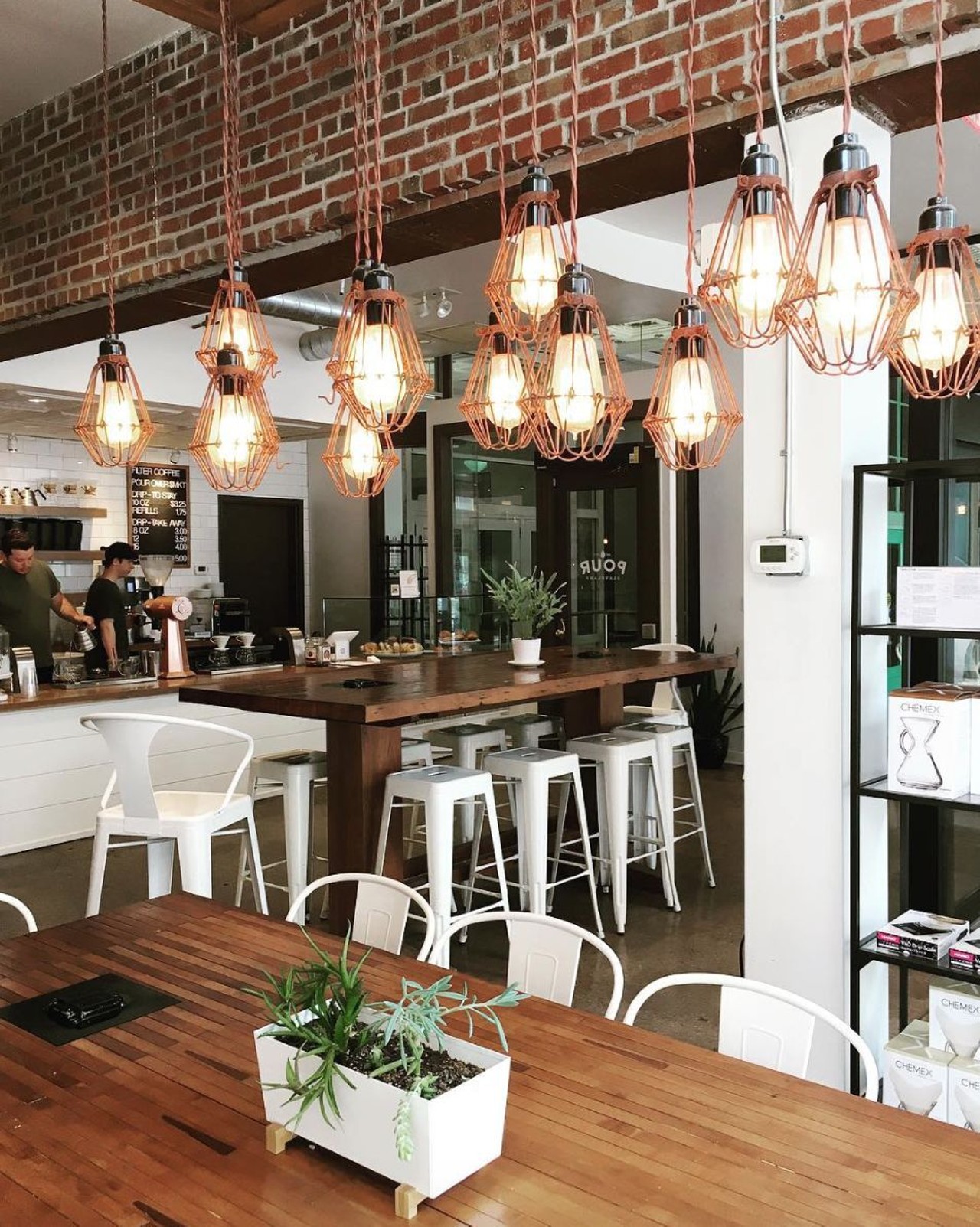  Pour Cleveland
530 Euclid Ave., 216-479-0395
This multi-roaster coffee bar, the first of its kind in Cleveland, serves fresh pour-over coffee and espresso along with hot and iced teas. 
Photo via pourcleveland/Instagram