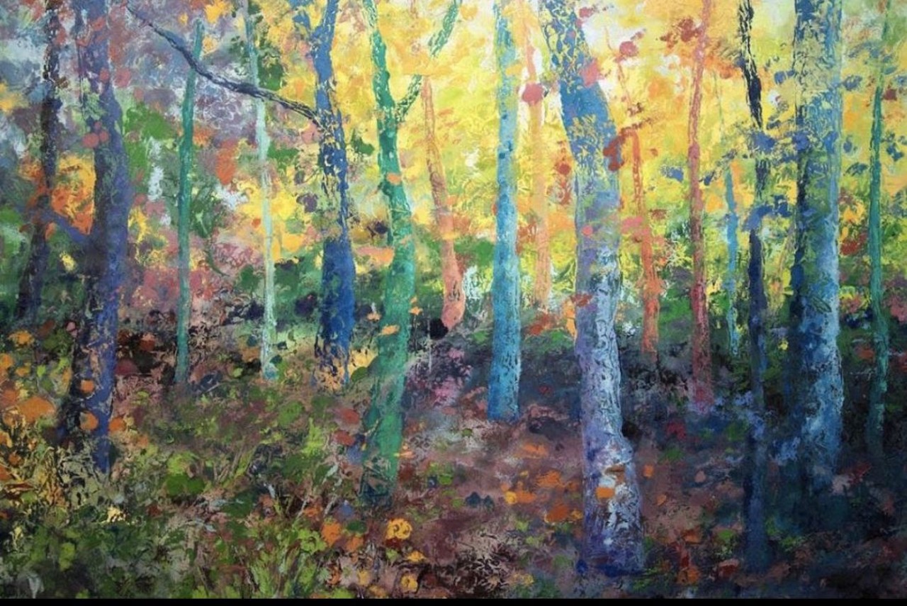  Eileen Dorsey, @EileenDorsey
Eileen Dorsey works out of the 78th Street Studios and recently won Scene&#146;s Best Artist award for 2018. Her art is mostly landscape portraits of forests but she uses vivid colors that really makes the art come alive.
Photo via @EileenDorsey/Instagram