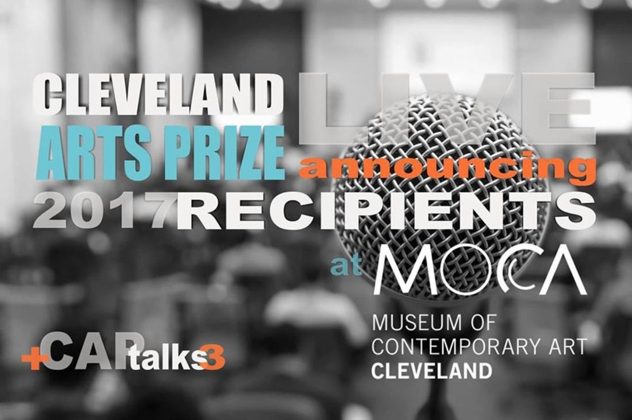 The Cleveland Arts Prize
Wednesday, May 3
Photo Provided