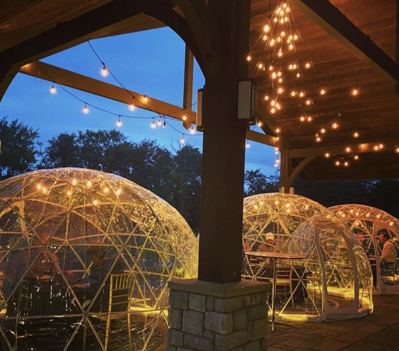 The Rustic Grill
1 Club Dr., Highland Heights 
At Stonewater Golf Club in Highland Heights, their upscale bar and grill has four heated igloos to warm up in this winter. Enjoy a cold beer and a hot burger while staying warm in the igloo.
Photo via @TheRusticGrill/Instagram