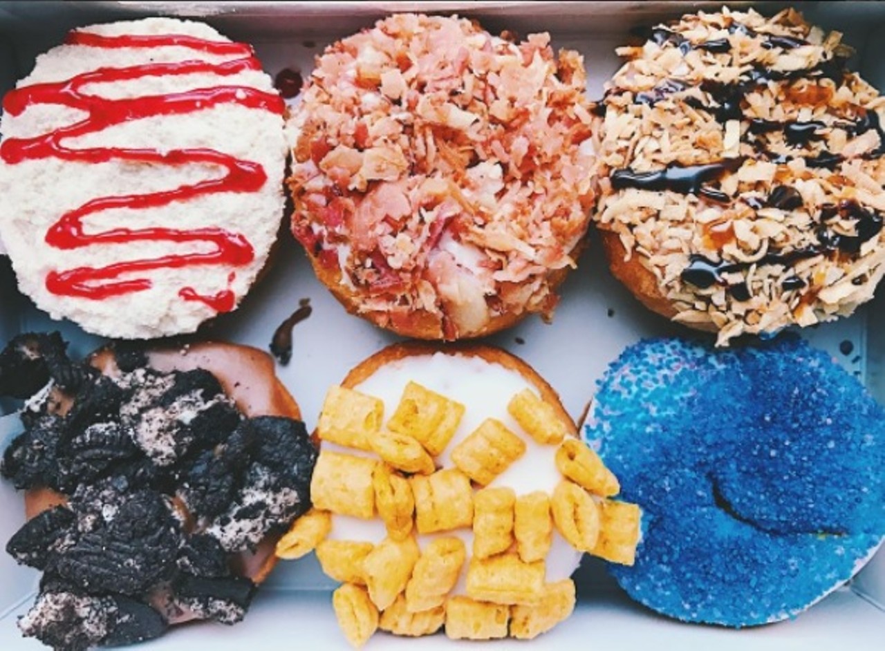  Peace, Love and Little Donuts of Westpark
3786 Rocky River Dr, 216-862-9806
Founded in Pittsburgh in 2009, we're grateful this 1970s-inspired doughnut shop has made its way to Cleveland in 2012.
Photo via kaitnickel/Instagram