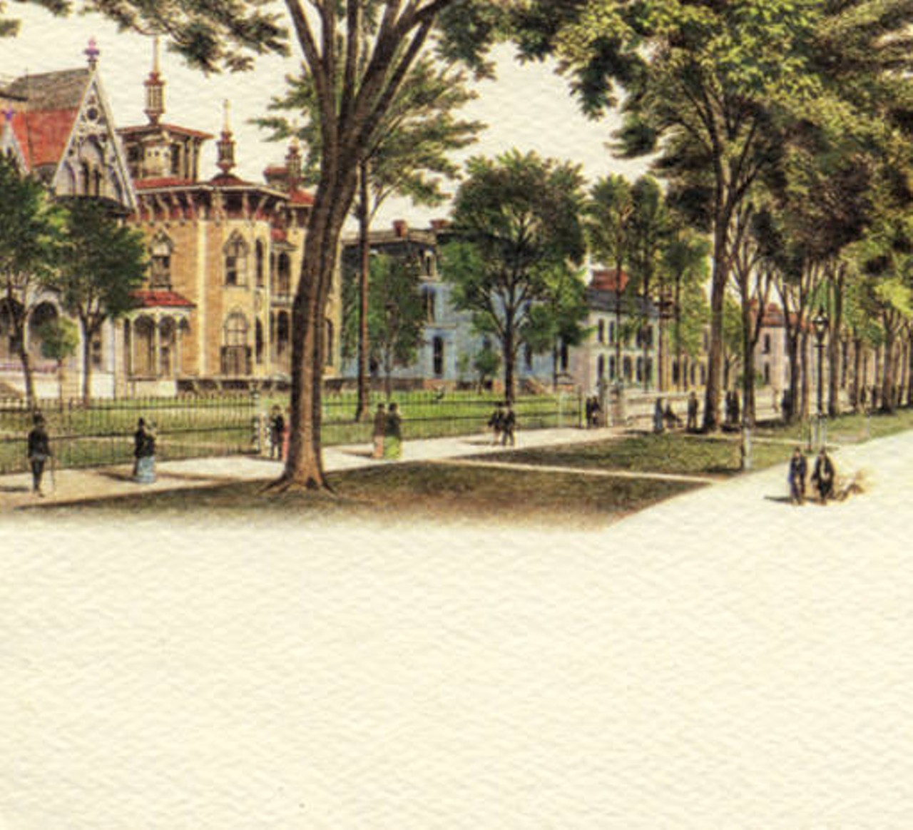Euclid Avenue, looking east. c. 1900