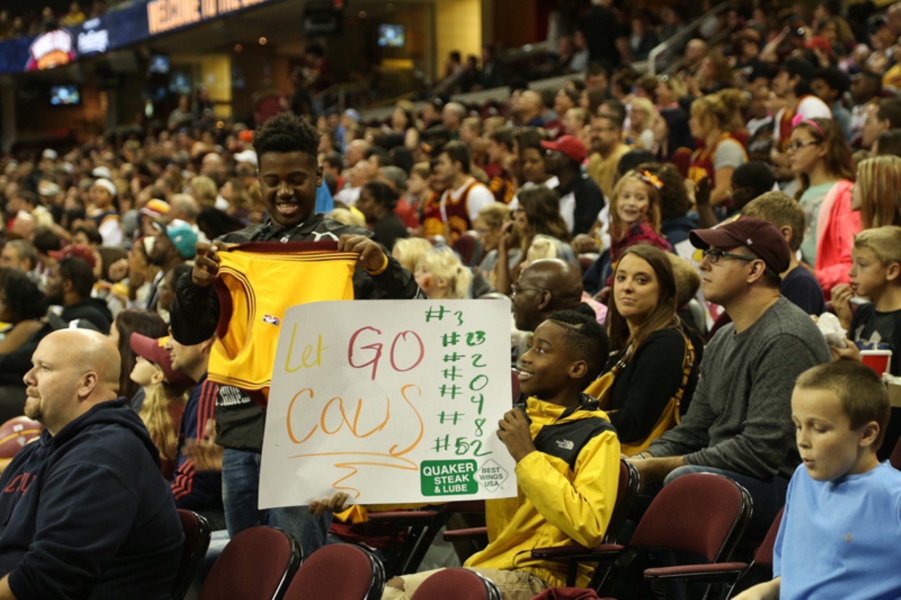 25 Photos from the Wine and Gold Cavs Scrimmage at the Q
