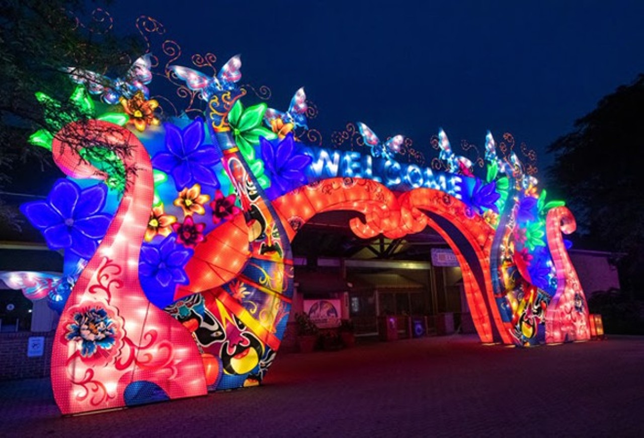 Asian Lantern Festival
When: Every Friday-Sunday From July 7th to August 27th, Wednesdays and Thursdays Starting July 12th Through August. Drive-Through Dates: Wednesdays Beginning July 12 to August 23
Admission: Walk-Through - $19 Member, $22 Non-Member, $60 4-Pack Member, $70 4-Pack Non-Member. Walk-Through Same Day - $25, 4-Pack $75. Drive-Through: Member $45, Non-Member $55
Where: Cleveland Zoo (3900 Wildlife Way, Cleveland)
What: Animals on Display, Lanterns, Asian Food Market, 150-Foot Enchanted Garden Experience and More