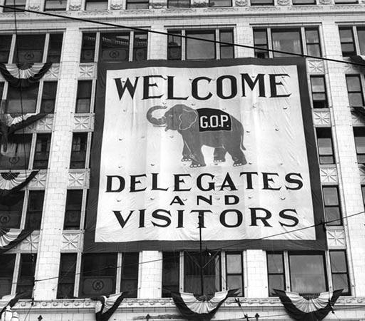 GOP poster for the Republican National Convention 1936