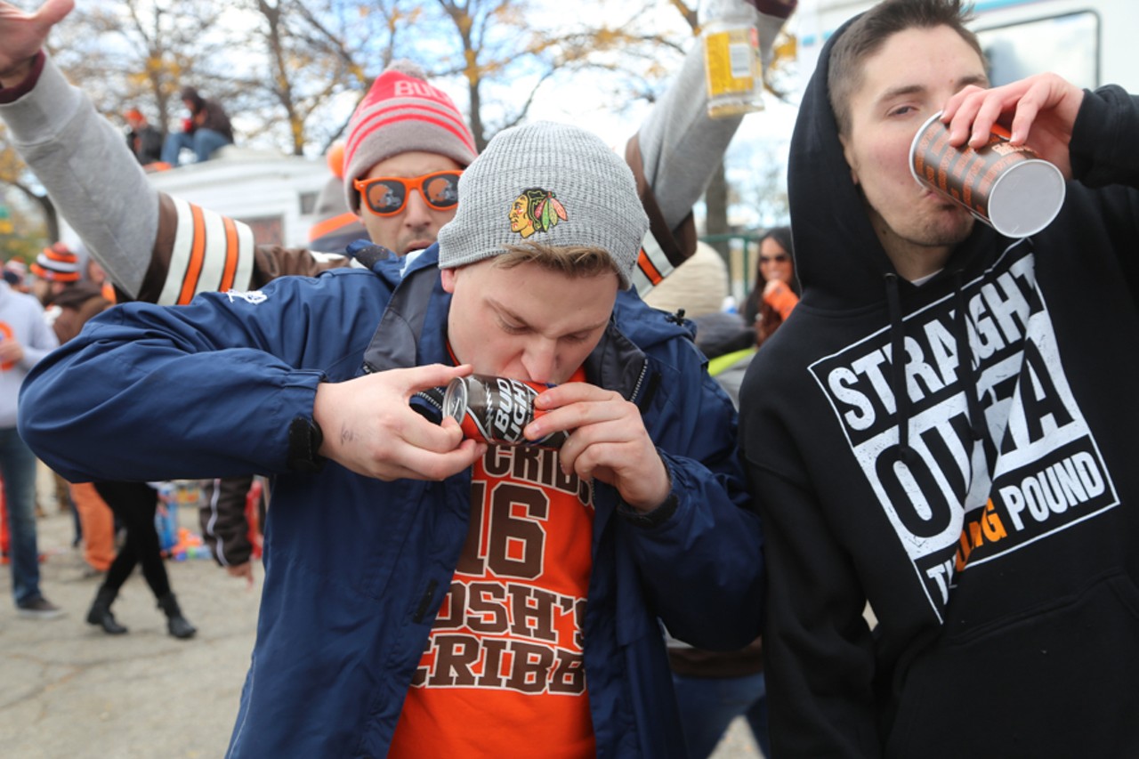 28 Photos from the Browns vs. Broncos Tailgate at the Muni Lot