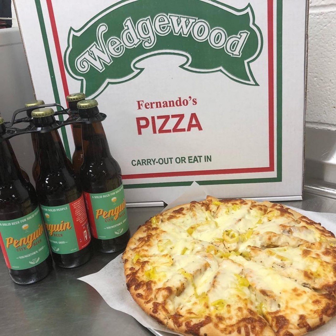 Wedgewood Pizza
Multiple Locations 
The greater Youngstown area is known for its Italian heritage and with that comes a city that lives and dies by their pizza. Everyone in Youngstown has their own favorite, from Giangelo&#146;s Avalon, Ianazone&#146;s, Uptown, Republic and Belleria to Leo&#146;s, Sunrise Inn, Bella Napoli, Cocca&#146;s, Cornersburg and Bruno Bros. While we&#146;re partial to Wedgewood, there&#146;s so much tasty pizza in the Mahoning Valley that we don&#146;t blame anyone for their preference. Even if they&#146;re wrong.
Photo via Wedgewood Pizza/Facebook