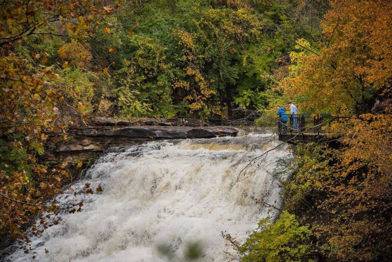  Mill Creek Falls
24000 Valley Pkwy., North Olmsted
Located in the Garfield Park Reservation area of the Metroparks, Mill Creek Falls has the tallest waterfall in Cuyahoga County. And the views are breathtaking.
Photo via @CleveMetroParks/Instagram