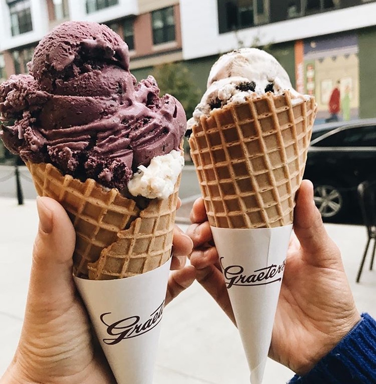 Graeter’s
10 Park Ave. Suite 116, Beachwood and 261 Main St., Westlake
Yeah, it may be a Cincinnati thing, but Graeter’s is so delicious that we have to include it here. Known for their giant chocolate chunks in their ice cream, we’re glad they came to town. 
