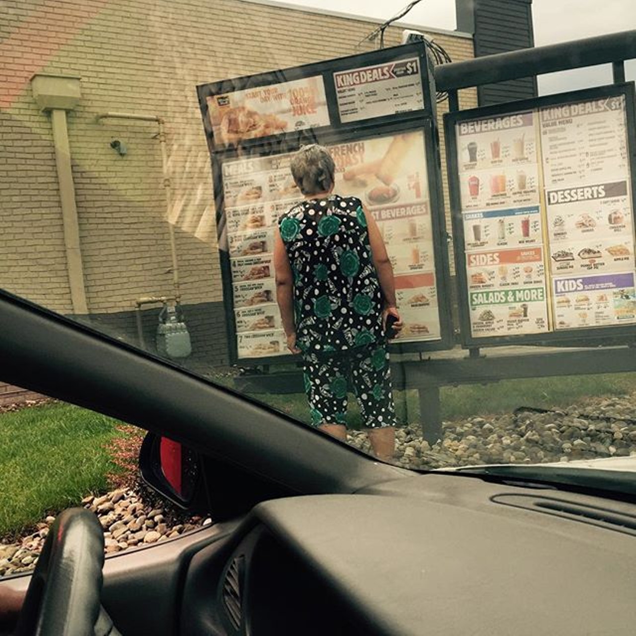 #onlyincleveland is driving through the drive-thru optional. @sirwill22