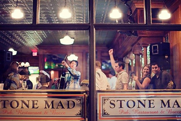  Stone Mad Pub
    1306 West 65th St, Cleveland 
    
     Everyone who talks about this Detroit Shoreway neighborhood spot mentions two things; the bocce ball court and the beautiful patio. But the interior is a cozy, inviting spot, perfect for drinking on a cold winter night.
    
    Photo via @Joey_Bowling67/Instagram