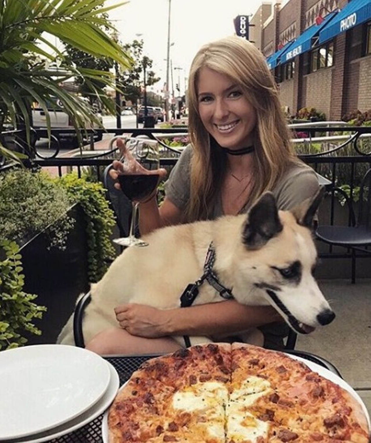 Humble Wine Bar
15400 Detroit Rd., Lakewood 
This relaxing patio lets you sip a glass of wine, while your favorite friend snuggles at your feet. Nothing's better than that.  
Photo via _ashcarpenter/Instagram
