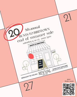 Bunts to Birdtown End of Summer Sale