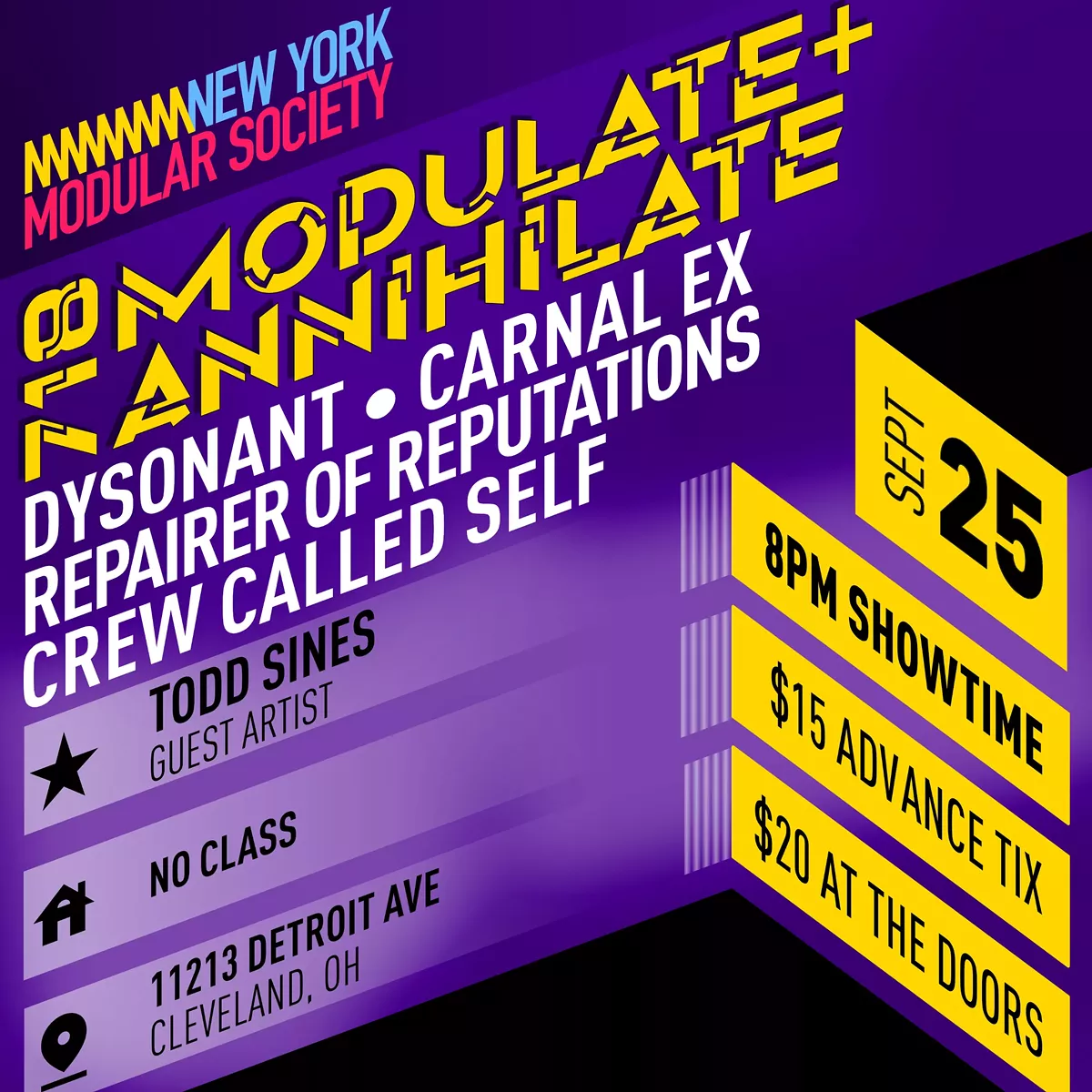 Carnal Ex, Crew Called Self, Repairer of Reputations & Dysonant