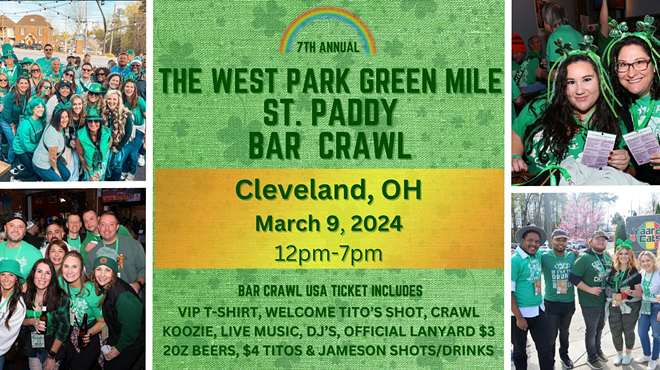 7th Annual Green Mile St. Patrick's Bar Crawl: Cleveland