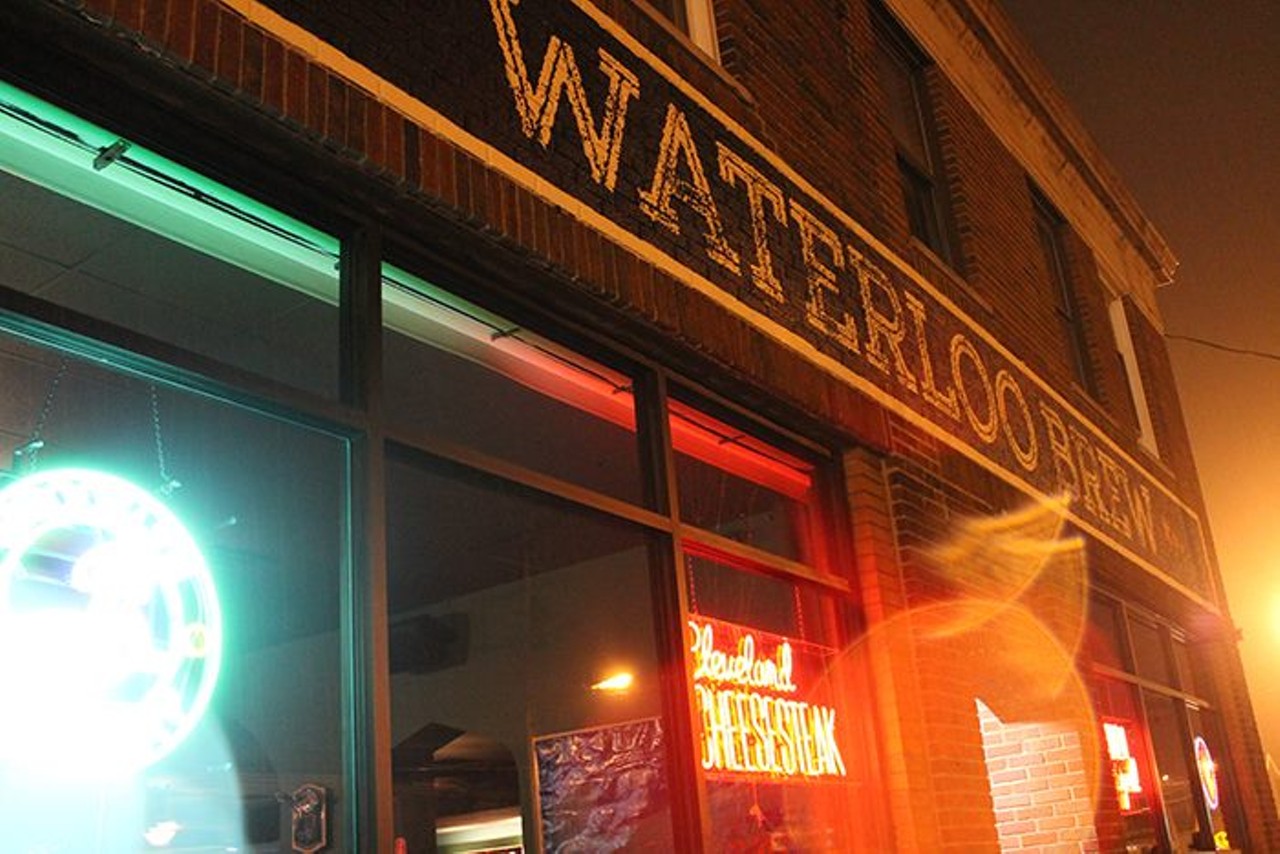 WATERLOO BREW - 
[Note, Waterloo Brew is temporarily closed due to a delay in their liquor permit transfers. But they'll be back up and running soon, and we still love them, so read on anyway. ]
The old Slovenian Workman's Home on Waterloo Road in Cleveland's North Collinwood neighborhood is a helluva cool throwback to all the best things about hanging out in bars. The place is a hip microbrewery operating with old-world charm (polka dances, fish fries, the works: all of which still go on, despite the shift in exterior and name). 
Sidle up the bar and order the namesake Waterloo Brew, which is brewed in partnership with Platform Brewery. Pair that sucker with a Cleveland Cheesesteak, the joint's mammoth take on the Philly classic, featuring shaved smoked brisket, sauteed mushrooms, onions, cheese sauce and (mmm mmm) hot pepper relish. Work that delicious combo over with the new friends you're making at the old-school bar, then duck over to the bocce court for a game or two. 
Do you see where this is headed? Do you see why Waterloo Brew is the coolest new anchor spot in one of Cleveland's coolest neighborhoods? 
"The cool part of this is the collaborative effort between parties to make this happen," co-operator Alan Glazen told Scene before the Platform partnership had even been made public. "It's very innovative." 
Innovative and old-school, which is just how Cleveland likes it. 
15335 Waterloo Rd., 216-785-9475, waterloocleveland.com. 
