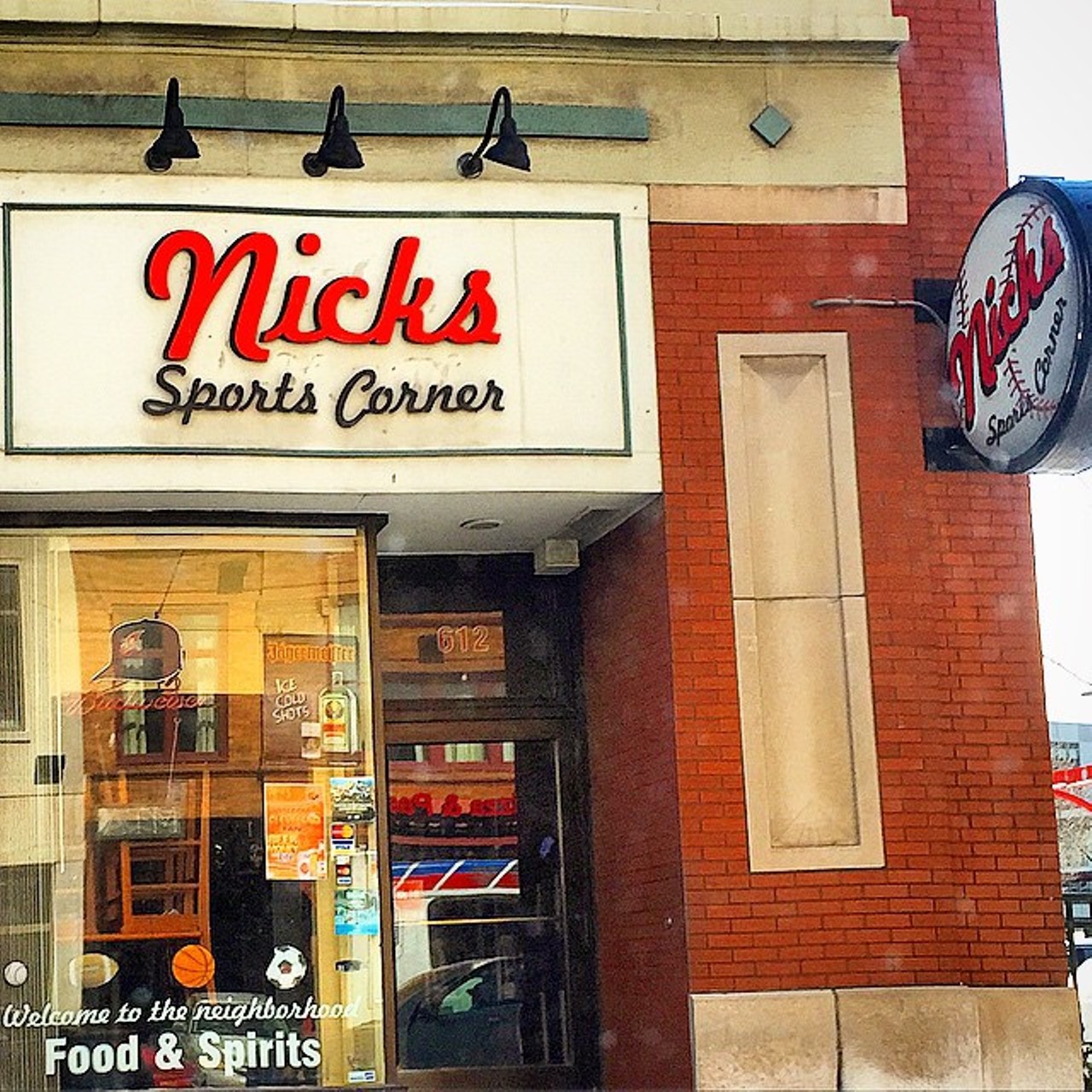 NICK&#146;S SPORTS CORNER, 612 PROSPECT AVE.When: Doors open at 11 a.m.What: A neighborhood bar in downtown Cleveland, Nick&#146;s Sports Corner is for the laid-back fans. Nick&#146;s Sports Corner&#146;s drink selection will appeal to the masses without excessive cost. Why: An unassuming sign on an unassuming building really conveys the hole-in-the-wall vibe at Nick&#146;s Sports Corner. Nick&#146;s Sports Corner is the place you can reminisce about the glory days of Cleveland sports while hoping the Cavs make history in the NBA Finals. (Photo courtesy of Instagram user @clevenow.)