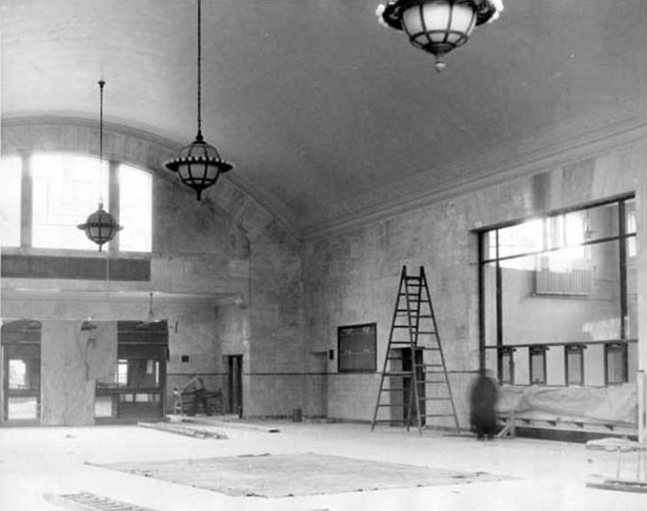  Railroad Station Interior, 1930 