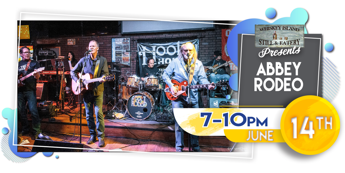Abbey Rodeo Playing LIVE @ Whiskey Island Wednesday, June 14!
