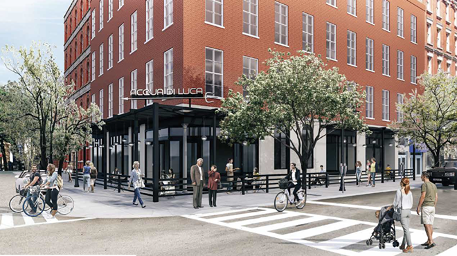 Artist's rendering of Acqua di Luca, opening soon in downtown Cleveland.