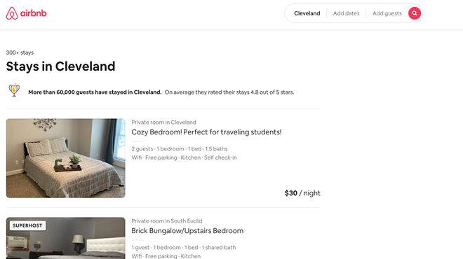 Airbnb Suspends 25 Listings in Cleveland for Violating Coronavirus Party Policies