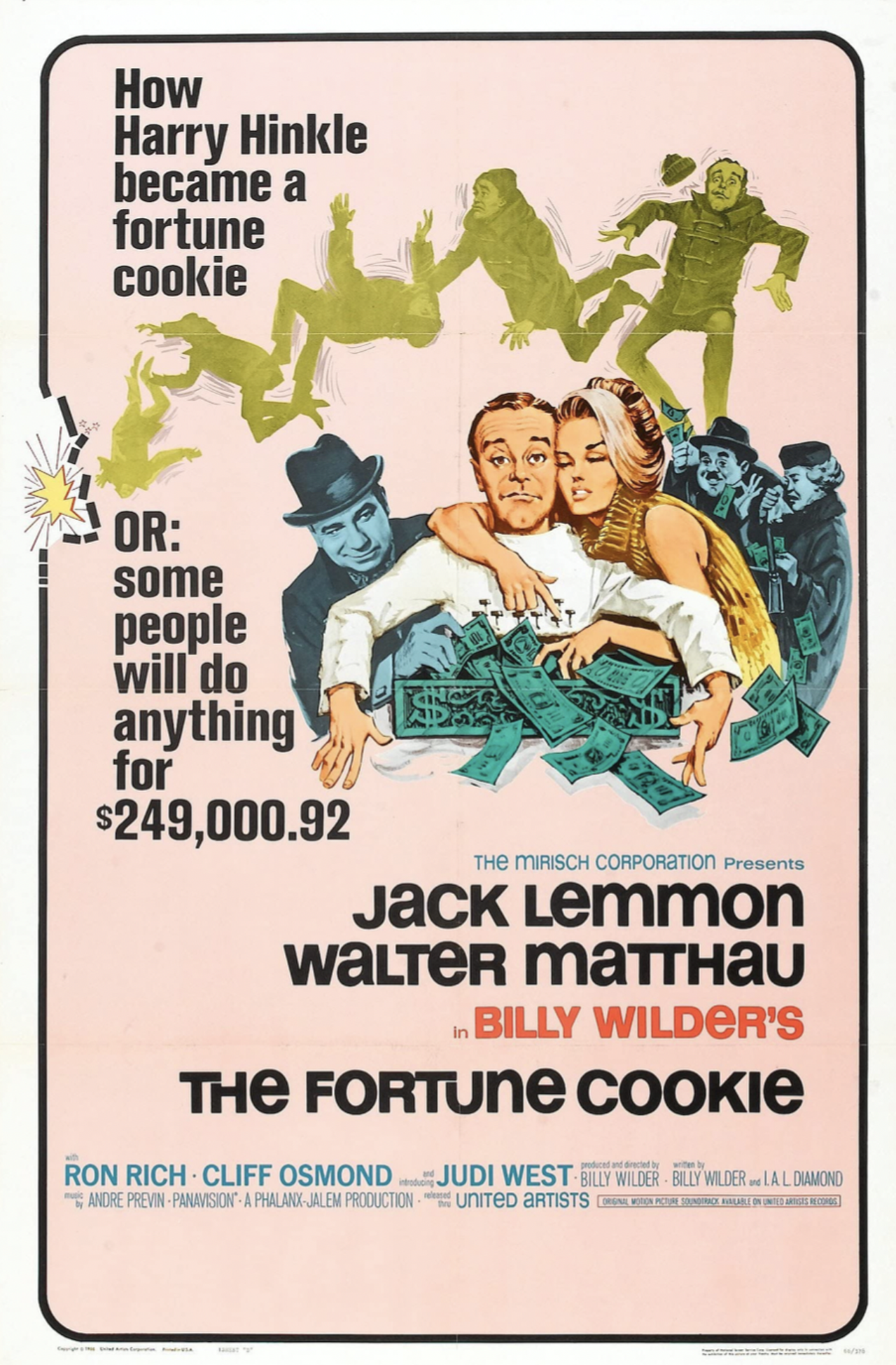  The Fortune Cookie  (1966) 
Not many classic films were filmed in Cleveland, but this Jack Lemmon-led rom-com used three main locations downtown, including Municipal Stadium (now serving as a man-made barrier reef in Lake Erie). The film is currently streaming on Tubi and Kanopy.