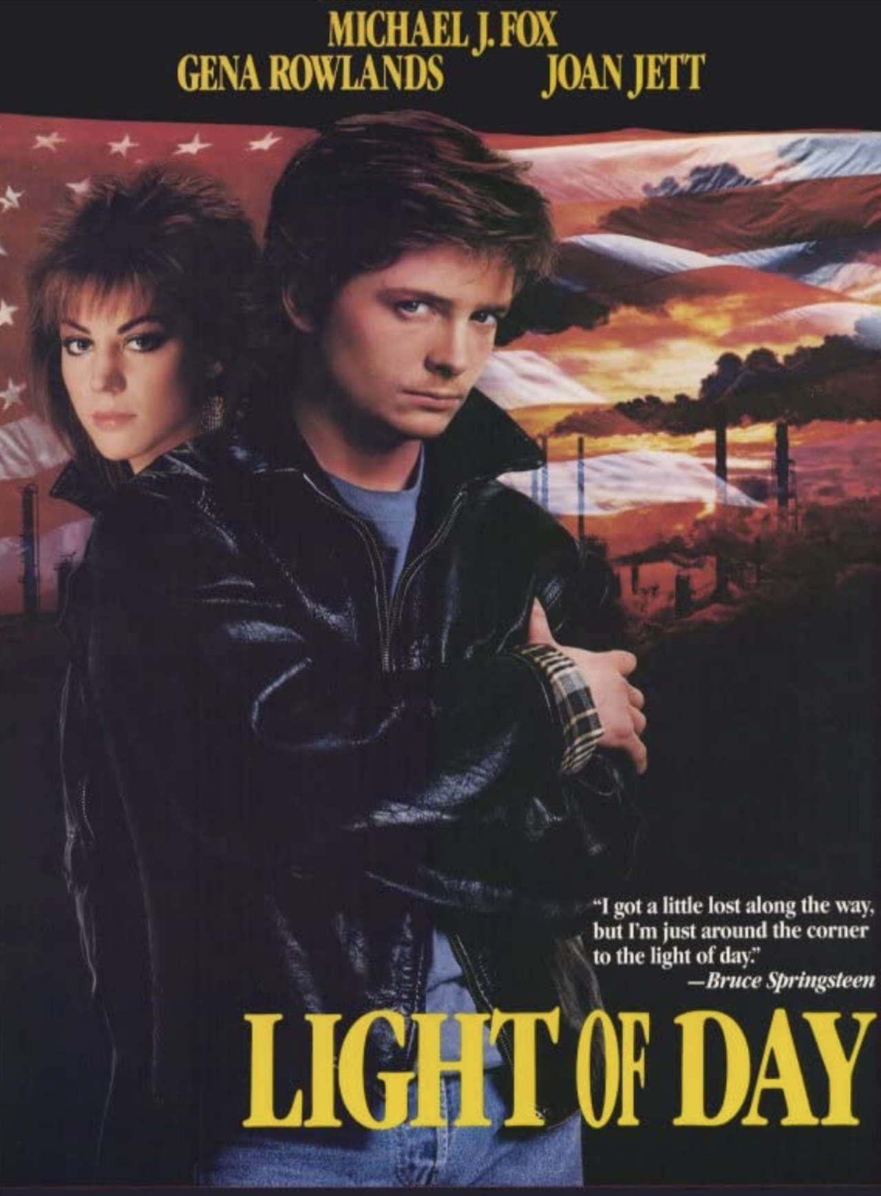   Light Of Day  (1987) 
This 1987 film stars Michael J. Fox and Joan Jett, and they actually use Cleveland as the location in the film as opposed to dressing up Cleveland to look like somewhere else. It's about a pair of siblings who are deciding whether to tour the country with their rock band or stay home in Cleveland to support their family. Fox and Jett can be seen playing a gig at the old Euclid Tavern.