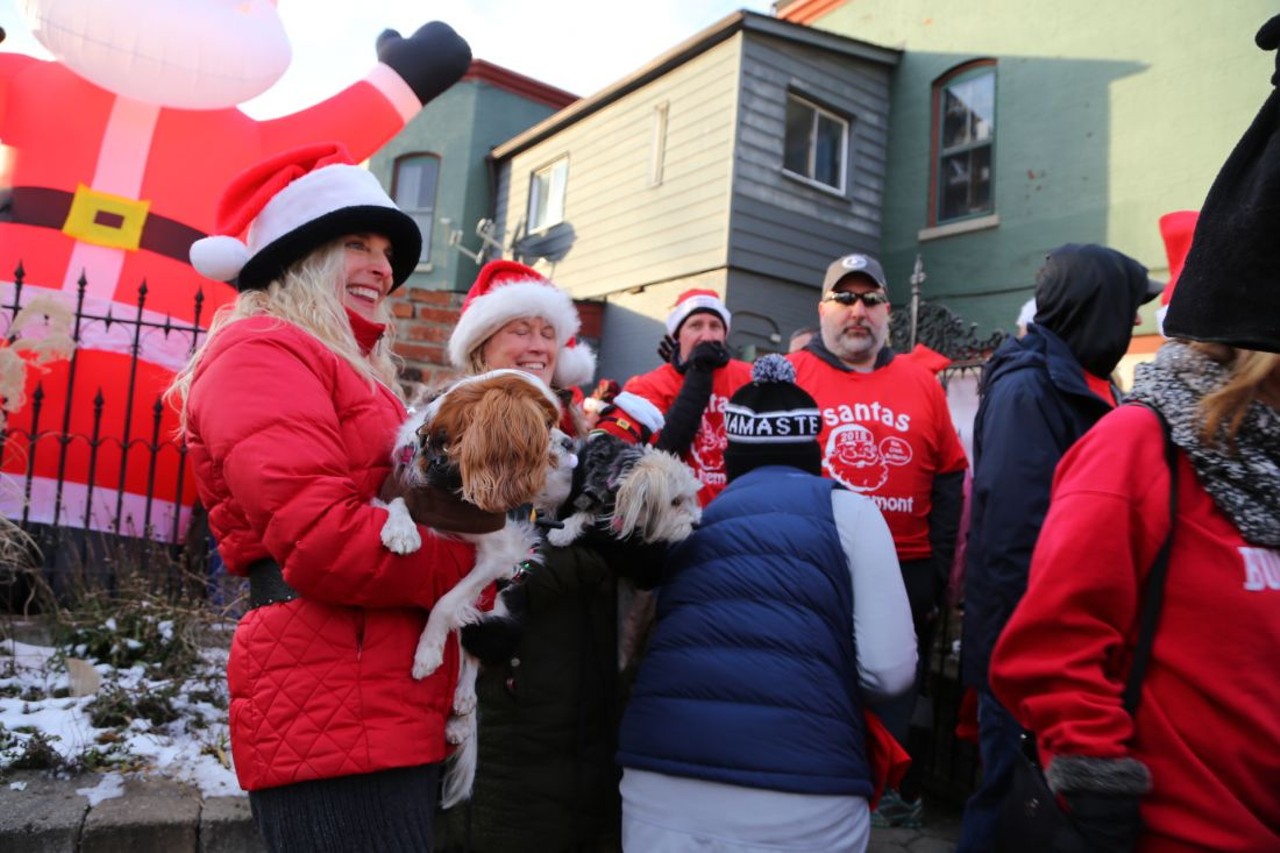 All the Wild Photos From the Santas in Tremont Fun-Run 2018