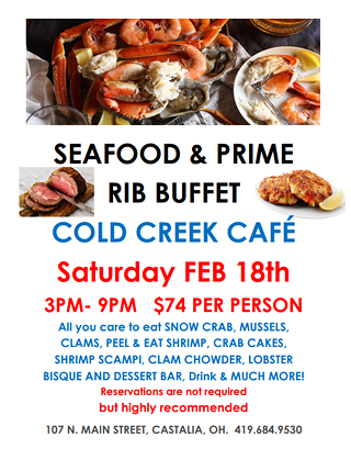 All You Can Eat Seafood & Prime Rib Buffet