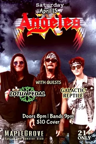 Lotus Pedal will appear with the bands Angeles and Galactic Reptile in what promises to be an evening of NE Ohio&rsquo;s finest alt-metal and hard rock music from three bands that are appearing together for the first time.