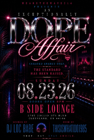 Image: AN EXCEPTIONALLY DOPE AFFAIR