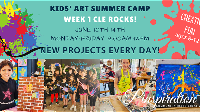 Art Camp Week 1 CLE Rocks!