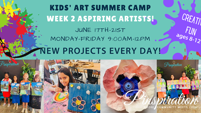 Art Camp Week 2 Aspiring Artists