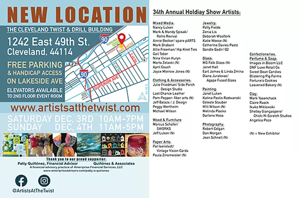 ArtCraft now Artists at the Twist Holiday Art Show and Sale