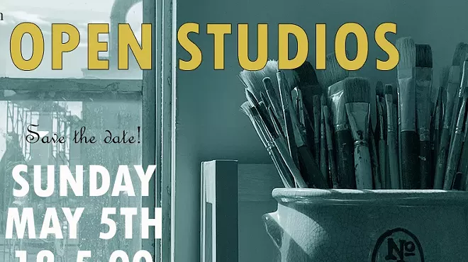 Image: Artists at the Twist Open Studios Event