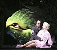 Audrey II prepares for dinner in Little Shop of Horrors.