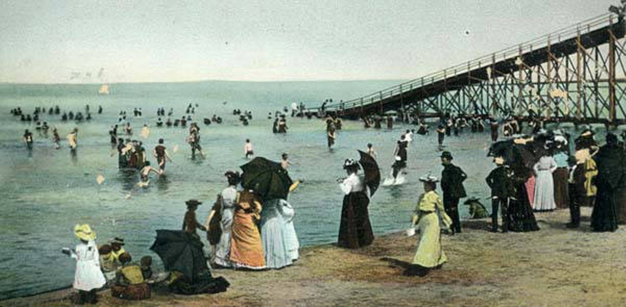  Beach and Toboggan Slide, 1900s 