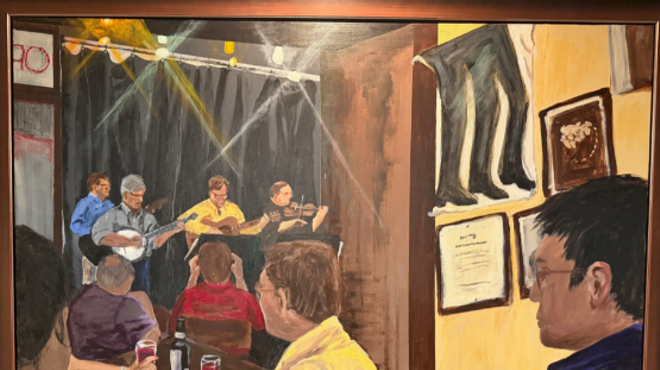 Image: B Side Summer Patio Series with The Forest City String Band