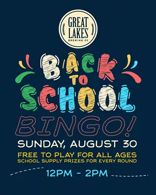 Image: BACK TO SCHOOL BINGO