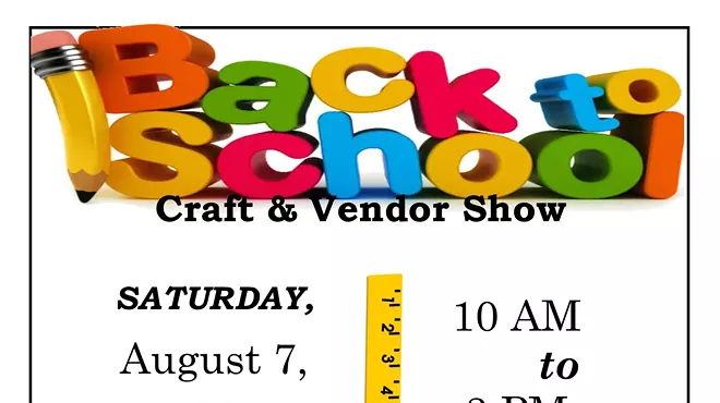Image: Back to School Craft & Vendor Show